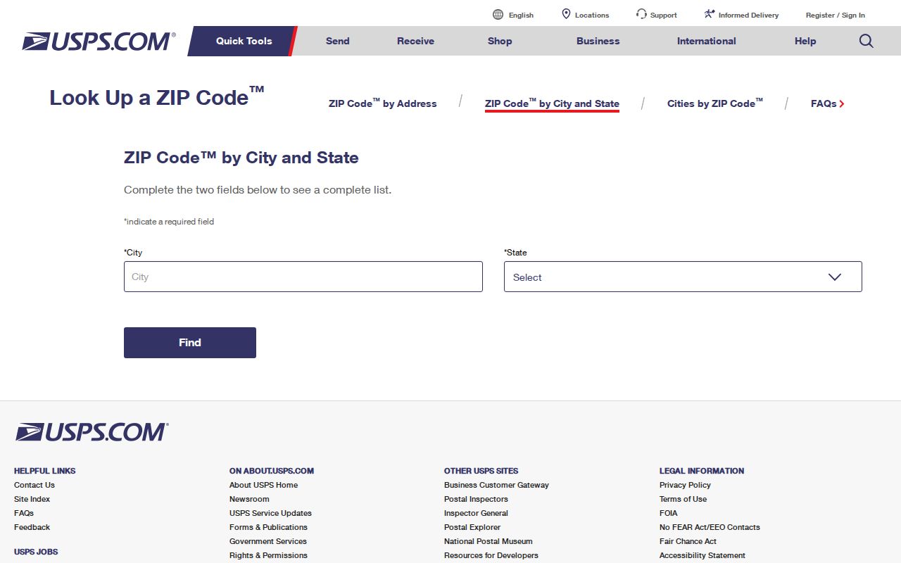 Morgan Hill ZIP code directory view of USPS city and state lookup